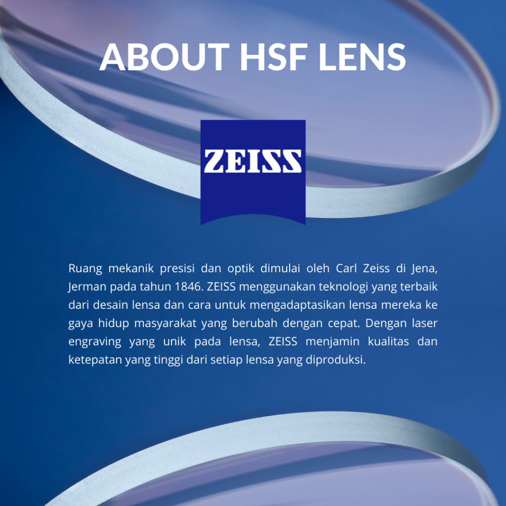 Lensa Kacamata ZEISS Indeks 1.56