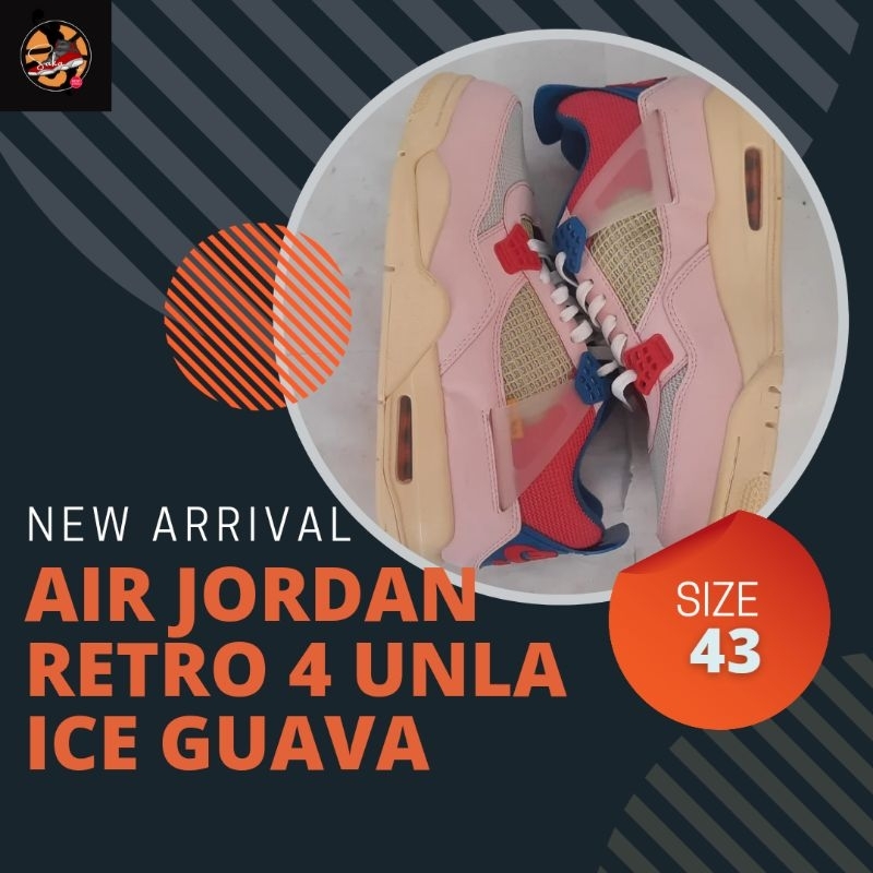 Jordan Retro 4 Union Ice Guava
