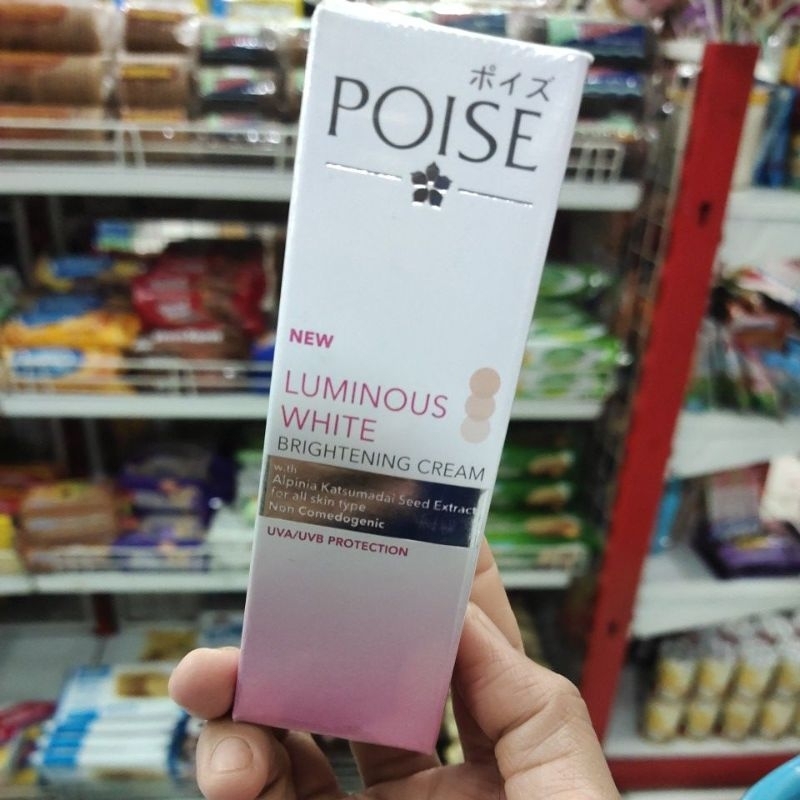 poise luminous white brightening cream
