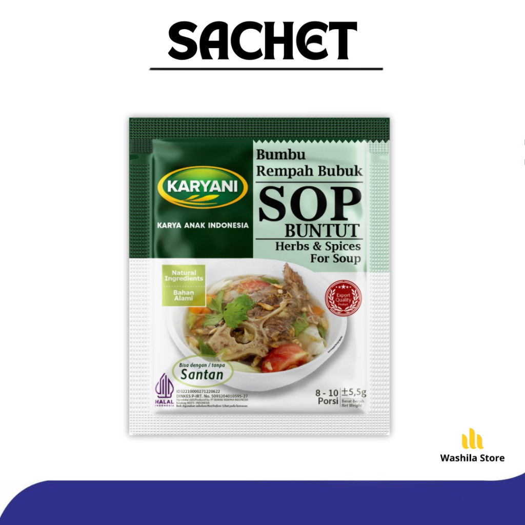 

SACHET - Bumbu Rempah SOP BUNTUT INSTAN - KARYANI