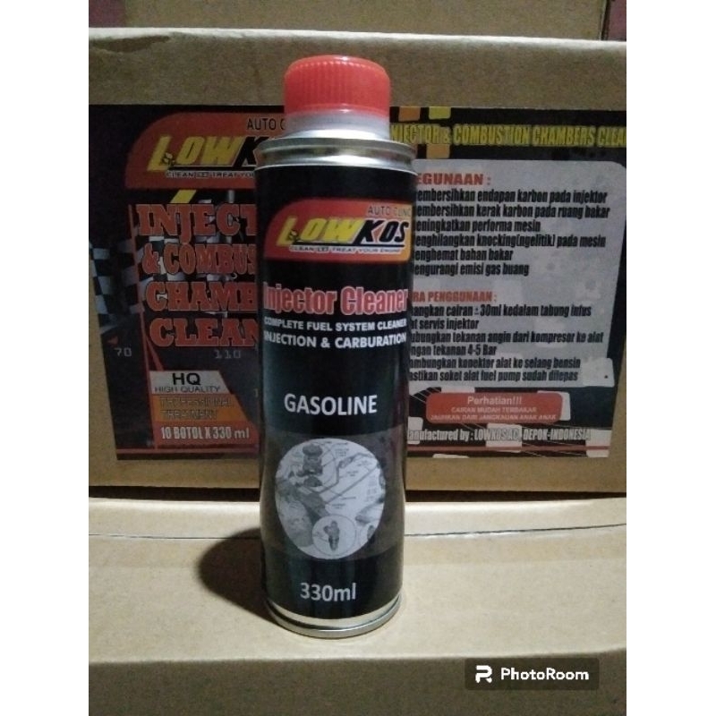 LOWKOS Injector Cleaner Mobil Bensin 330ml - Cairan Pembersih Injektor Mobil