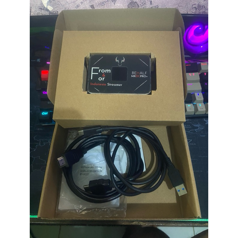 Game capture behalf MKDCpro plus