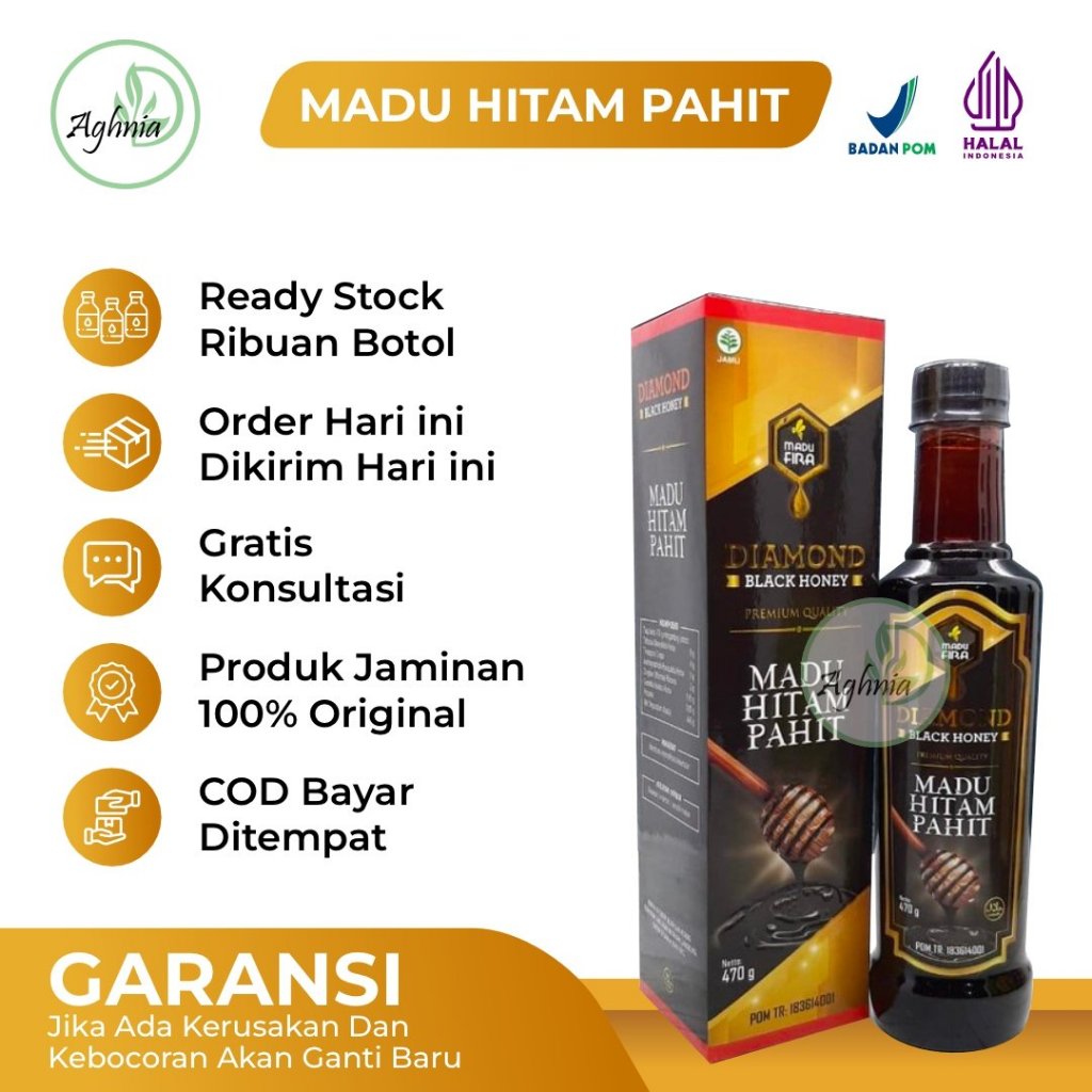 Madu Hitam Pahit Diamond Asli - Madu Pahit Madu Fira Untuk Diabetes