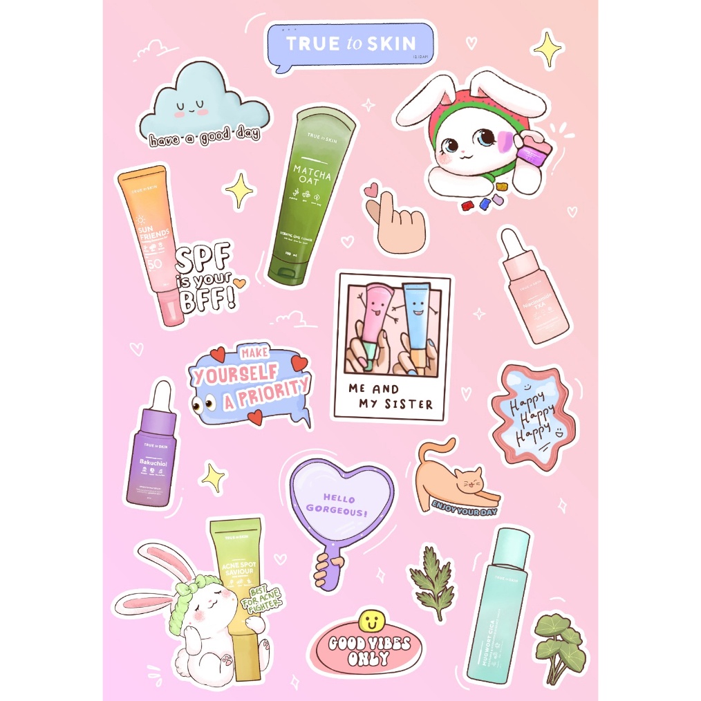 

Terbaru dan terlaris True to Skin Free Sticker klaim !!!