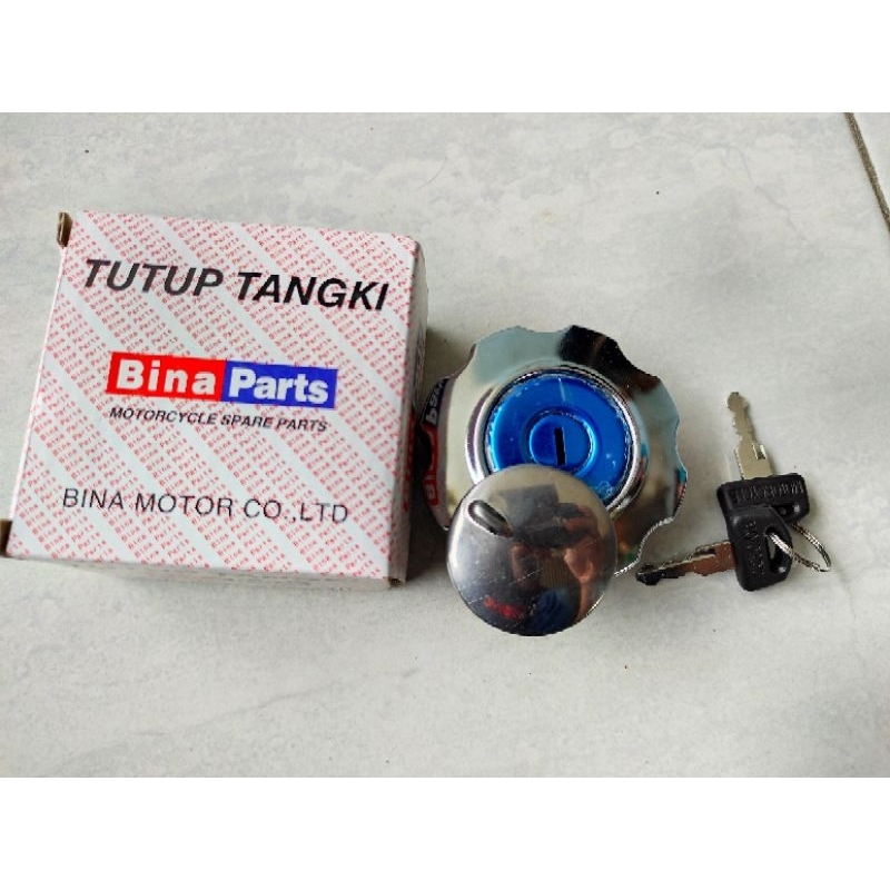 TUTUP TENGKI TENKI CB 100 CB 125 SET KUNCI MODEL ORI ORIGINAL TUTUP TANGKI TANKI BENSIN HONDA CB100 