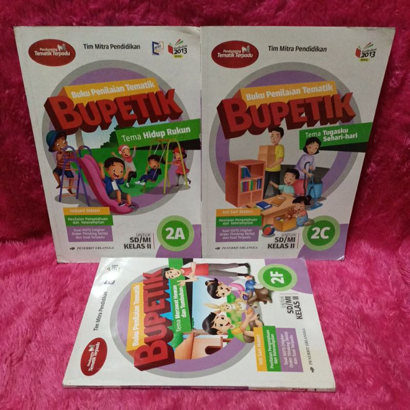 buku penilaian tematik BUPETIK - erlangga SD/MI kelas 2