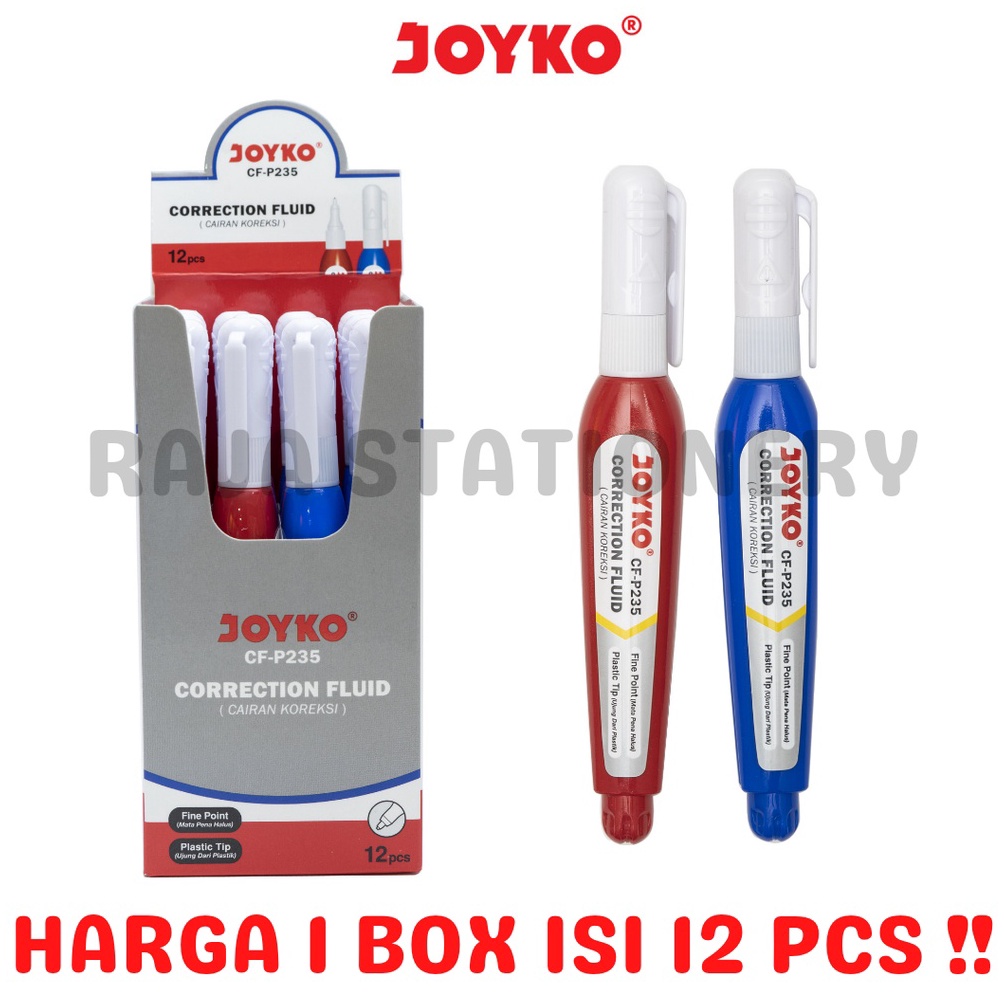 

Diskon Bulan Ini JOYKO CORRECTION FLUID PEN TIPEX CAIR JOYKO PUTIH CF-P235 TIPX TIP EX LUSIN MURAH [12PCS]