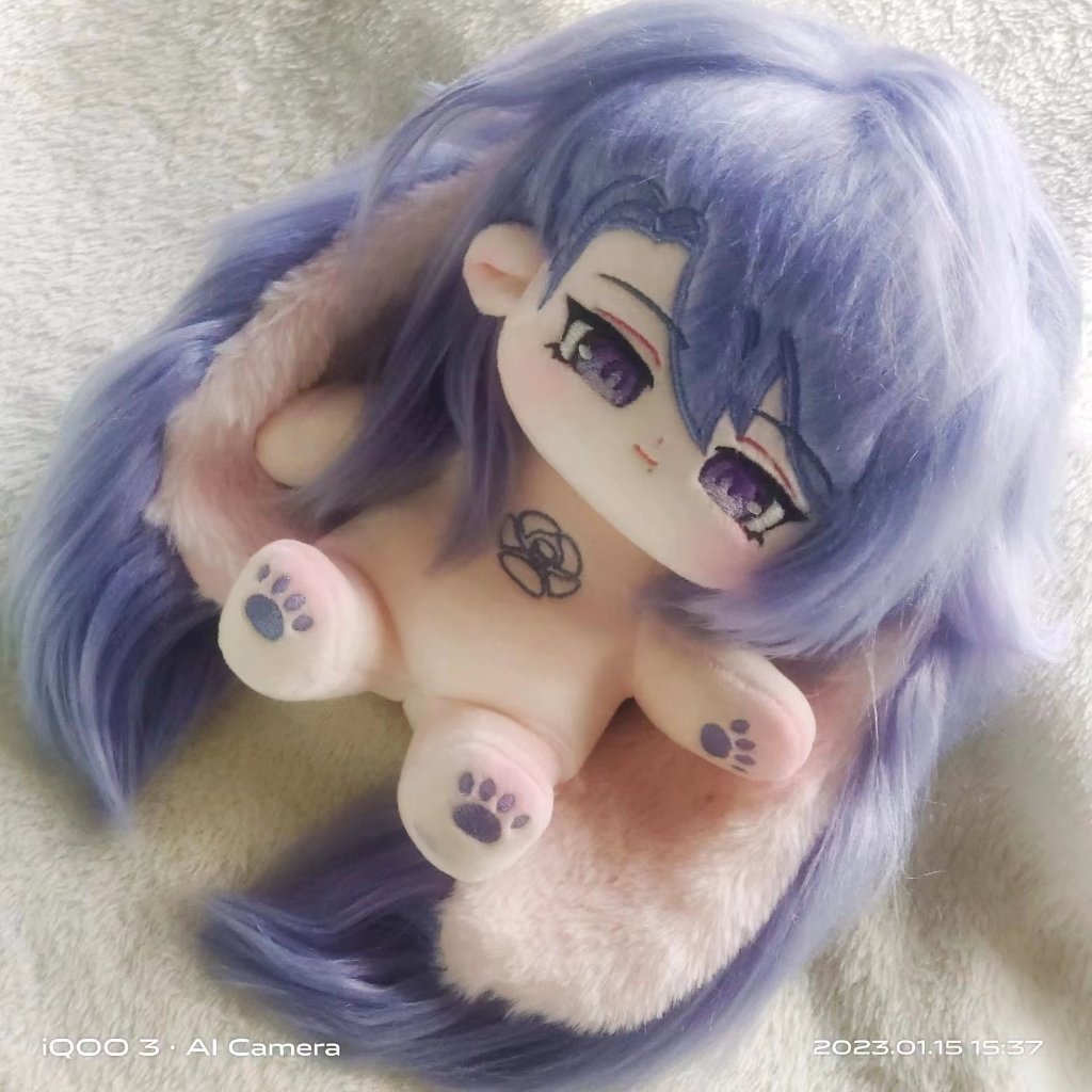 [READY STOCK] doll ayato genshin impact boneka kamisato ayato doll 20cm lingtea