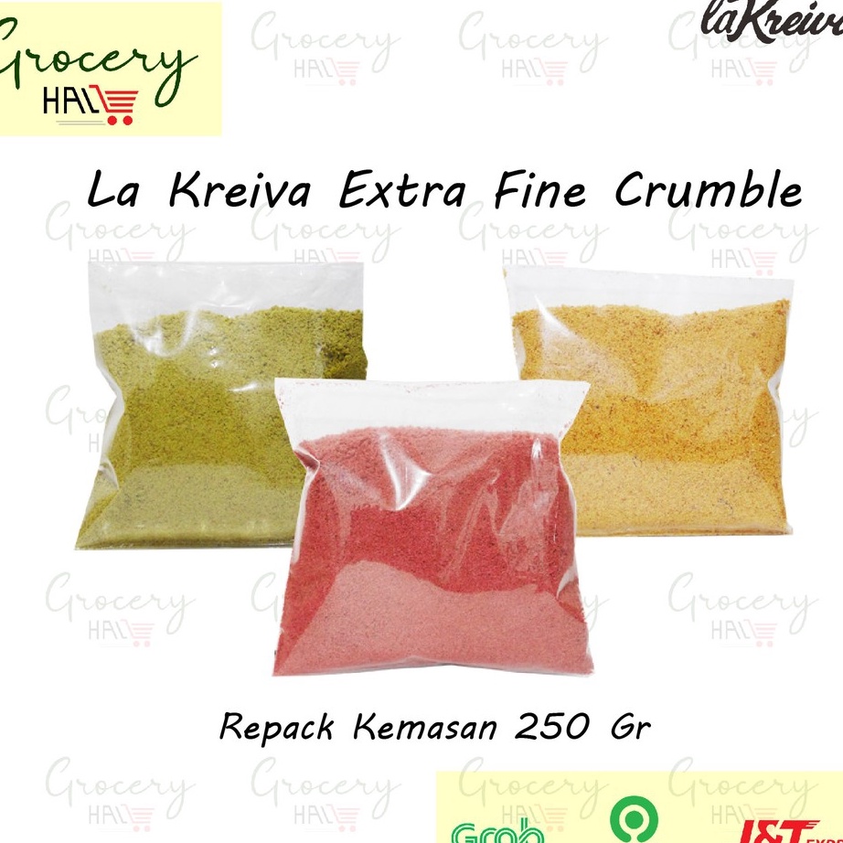 

[KODE PRODUK HHMCA4895] LA KREIVA EXTRA FINE CRUMBLE 250 GRAM ( REMAHAN BISKUIT HALUS LA'KREIVA )