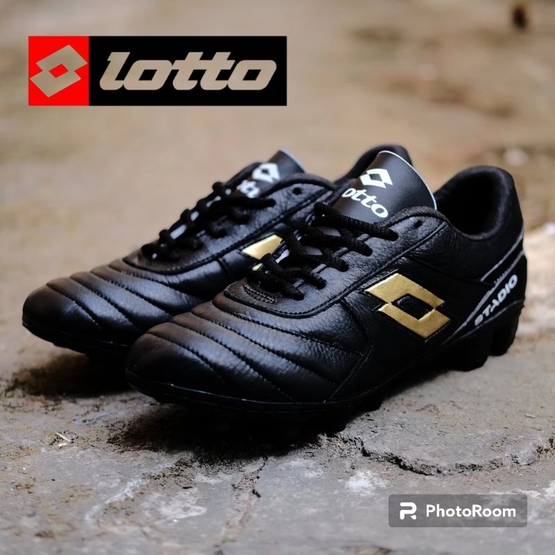 Sepatu bola kulit lotto stadio berkualitas