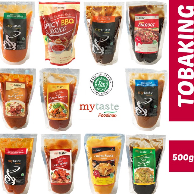 

[KODE PRODUK YDY8N9996] My Taste Saus Barbeque Blackpepper Teriyaki Bulgogi Thai 500gr