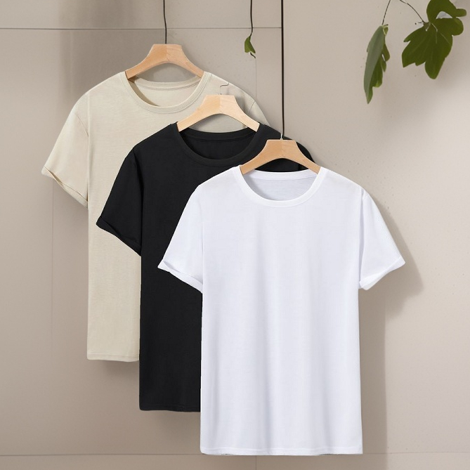 PROMO TERMURAH baju kaos polos pria wanita DEWASA LENGAN PENDEK WARNA WARNI LOKAL