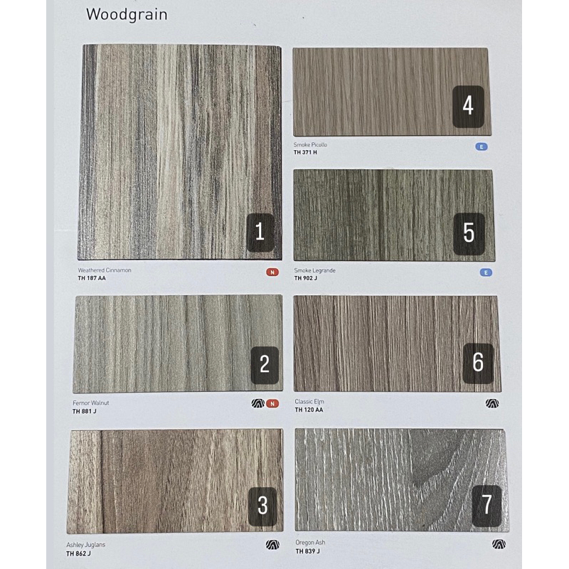 SAMPLE HPL TACO WOODGRAIN 4