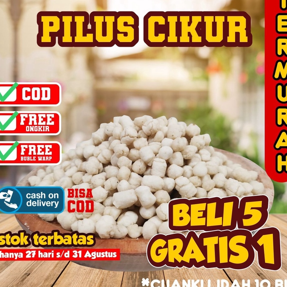 

[KODE PRODUK TPHOV9269] PILUS CIKUR 1 KG TERMURAH PILUS CIKUR KENCUR SUKRO SIOMAY MINI TOPING BASO ACI ASLI GARUT CUANKI AH CUANKI TAHU