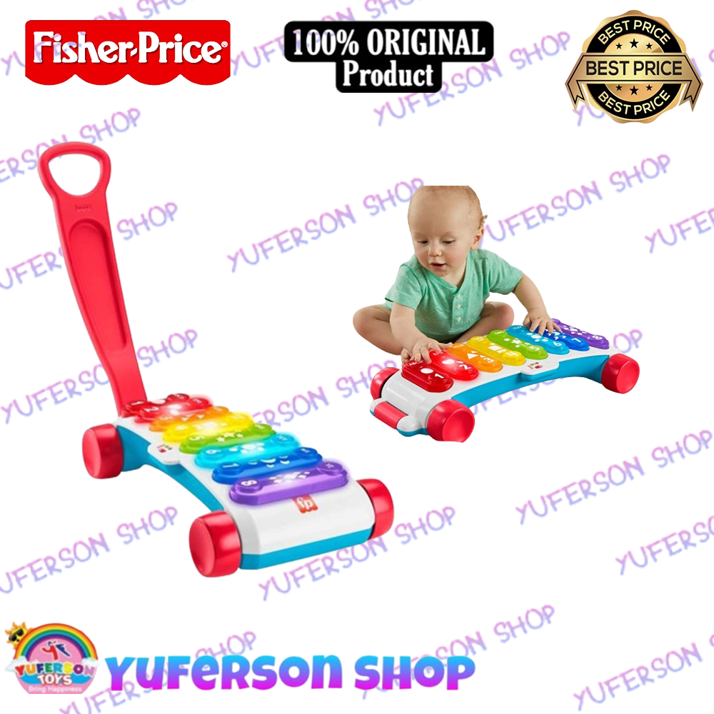 Fisher Price Giant Light Up Xylophone Baby HGM29 / Mainan Edukasi