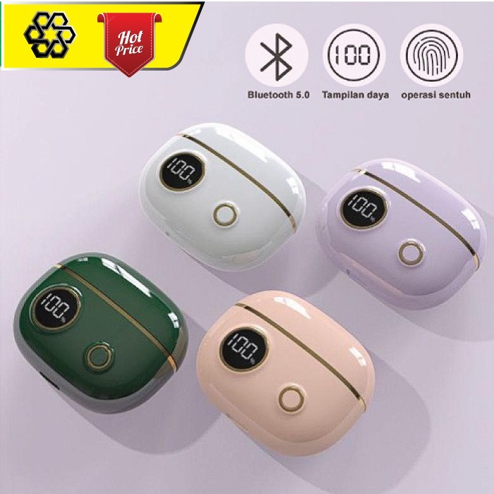 Earphone Bluetooth Wireless , IPX5 TWS Hi-Fi Stereo Earbuds - Headset