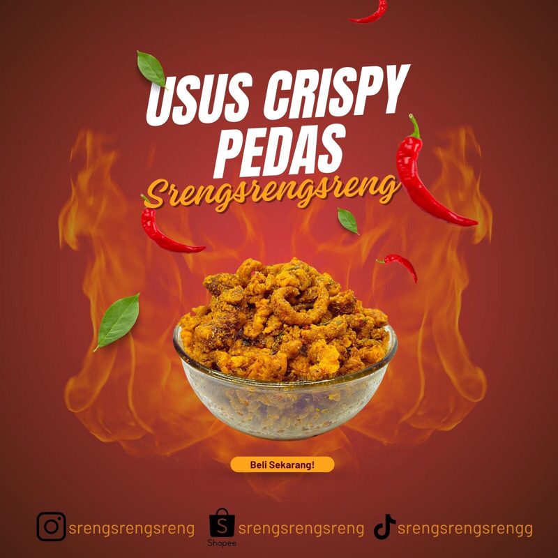 

Usus Crispy Pedas by Srengsrengsreng