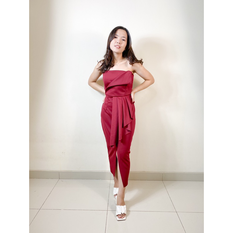 Vio Dress Scuba Premium | Dress Kemben | Dress Pesta Premium | Sexy Dress | Gaun | Lynz Clothing