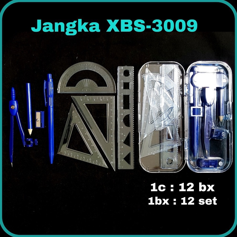 

[PRODUK GCPDA58] SOS Jangka XBS-3009 Set 8 / Jangka Sekolah / Math Set 38