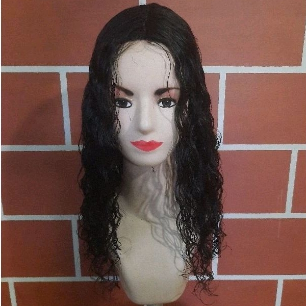 Wig rambut asli keriting human hair curly tipe FA 08
