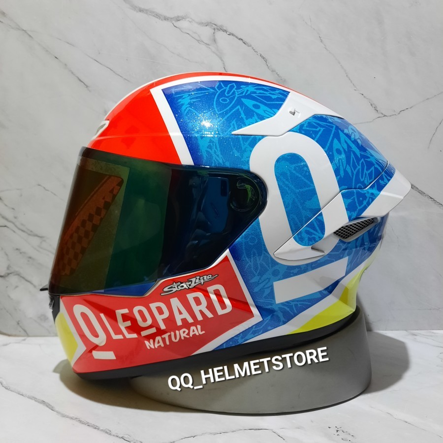 HELM FULL FACE KBR TTC LEOPARD ORIGINAL