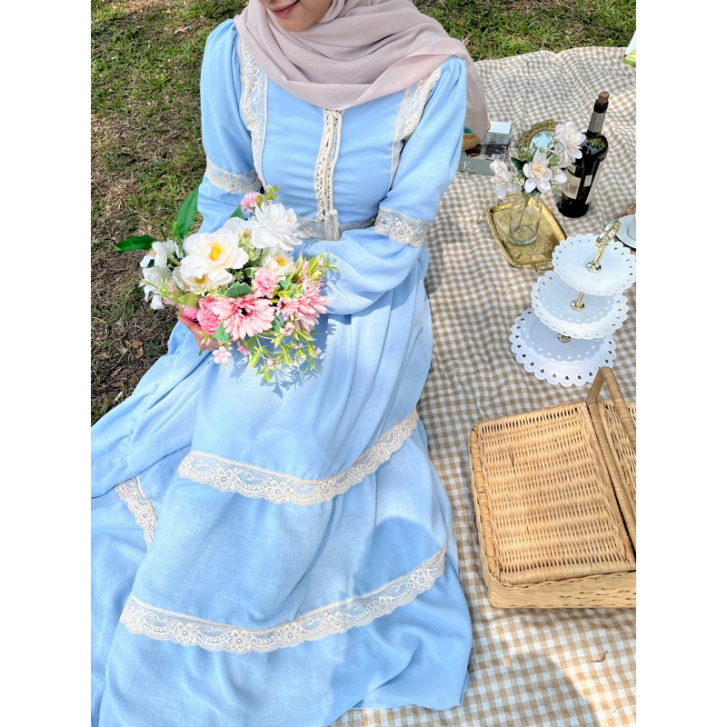 Dainty Dress | Vintage Dress | Cottagecore Dress | Gunne Sax Inspired Dress | Bridgerton Dress | Dre