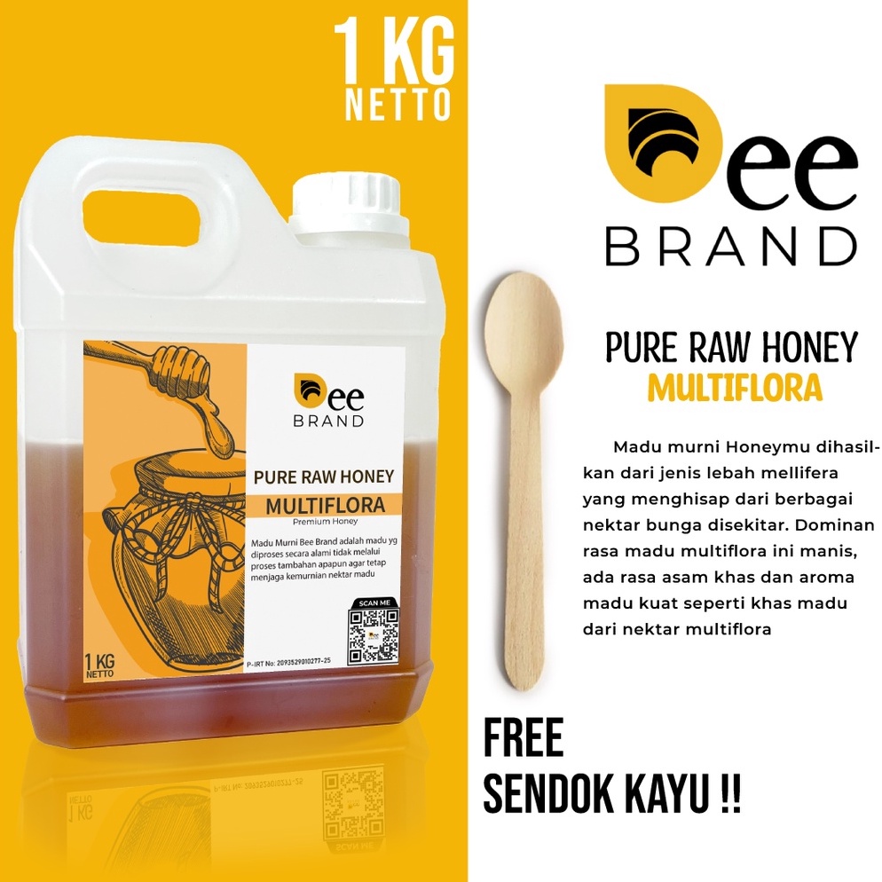 

Paling Popular!! [1kg] Madu Cair Asli Multiflora 84