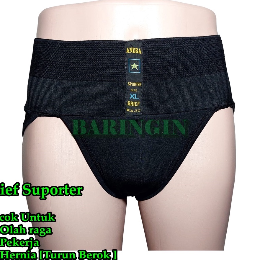 Terbaik.. Brief Supporter Celana Dalam Turun Berok-Cd Untuk Hernia-Cd Olahraga-Celana Dalam Pria Dew