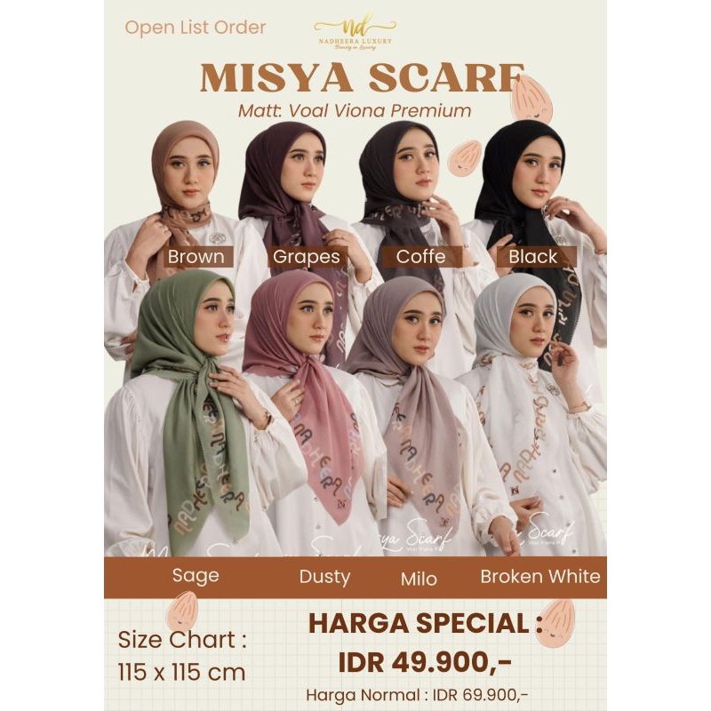 Misya Scarf by Nadheera Luxury