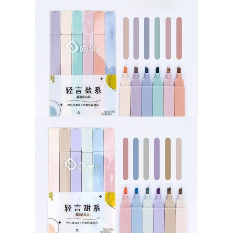 

T3rbaru Stabilo 1 set kemasan repack isi 6pcs ( stabilo paket hemat ) [200]