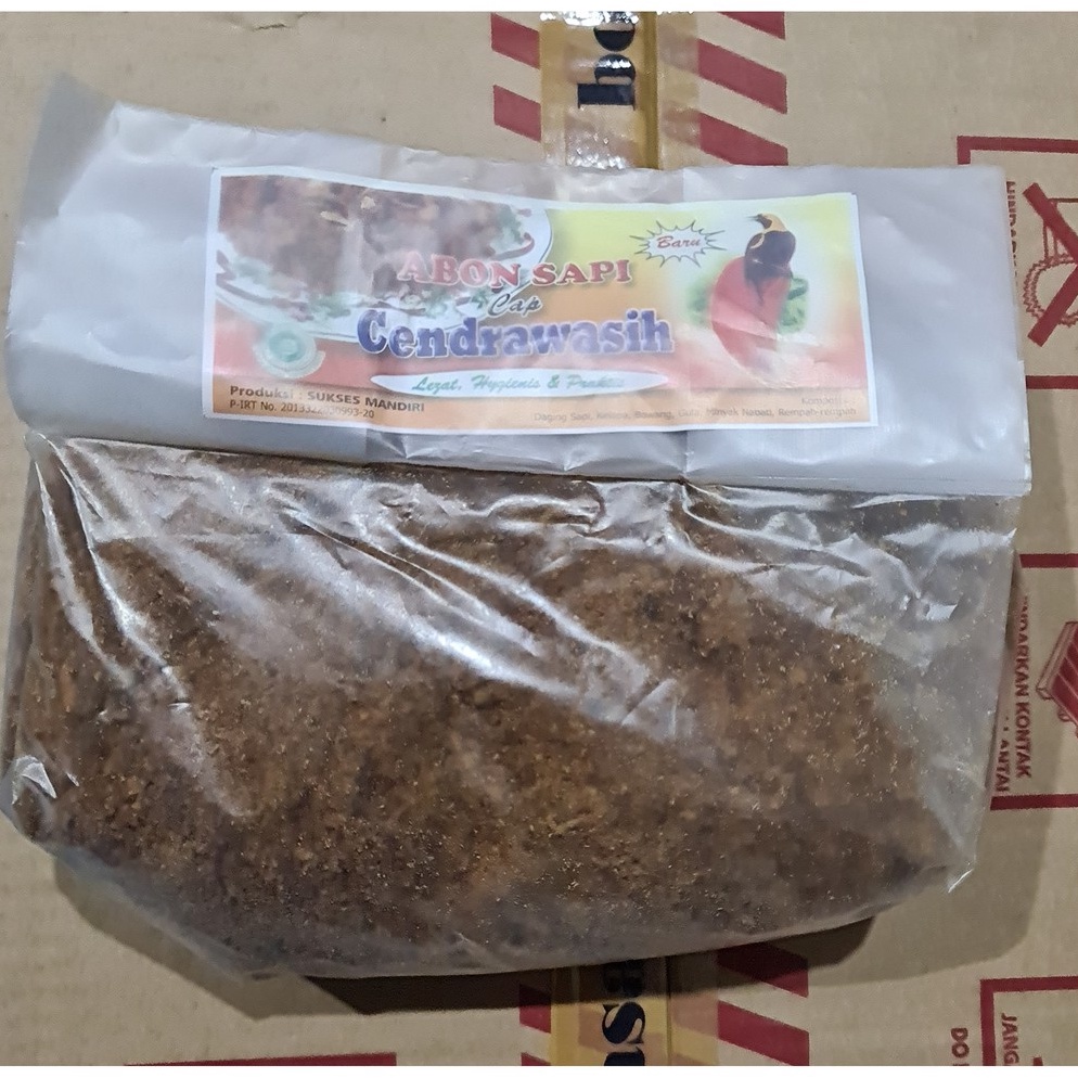 

➠ Abon Sapi Cap Cendrawasih 1 KG 7340
