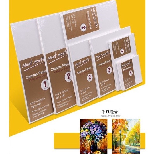 

AA8HV KKV-MontMarte·CMPL1318 Oil Painting Board / Canvas Lukis Mini DIY 8391