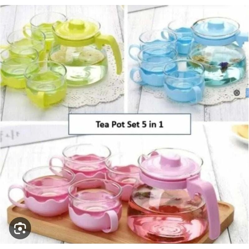 Tea Pot Set 5pcs