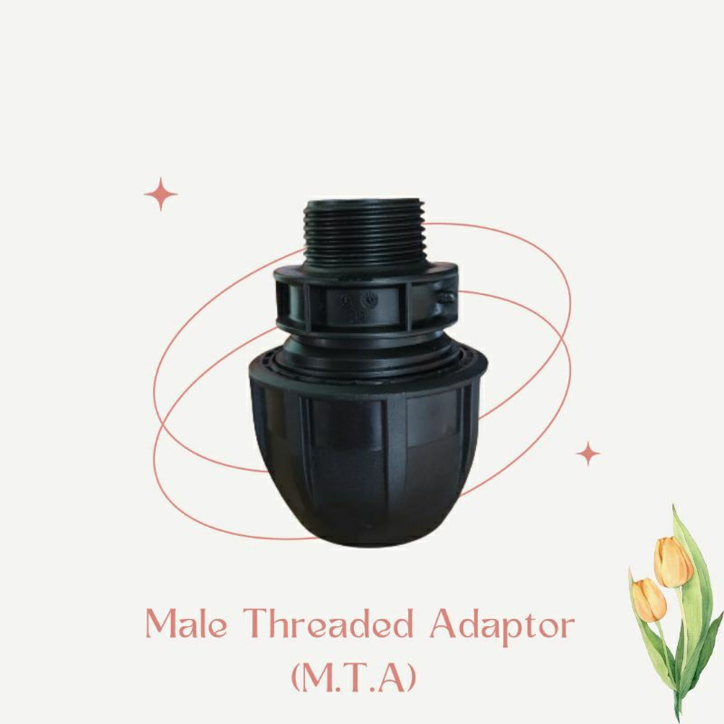 MALE THREAD ADAPTOR/SOK DRAT LUAR 25 MM × ½ INCH
