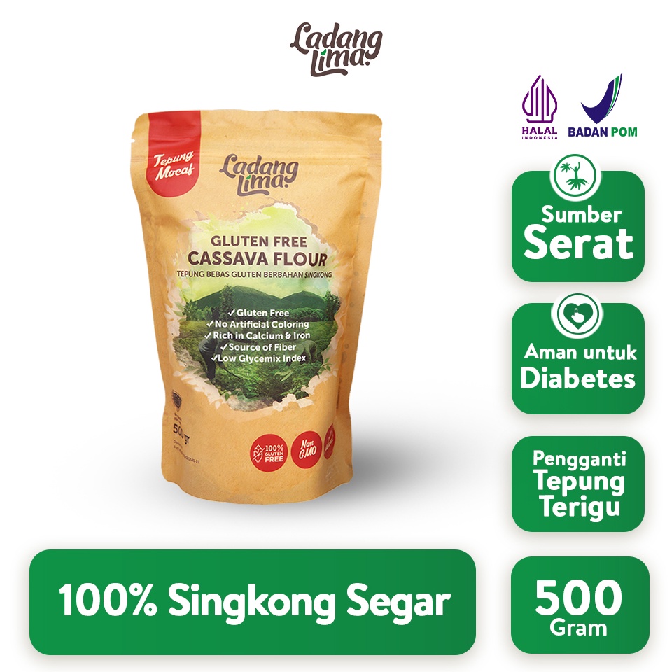 

Tepung Mocaf APF 500g - Tepung Singkong Gluten Free Ladang Lima 779mp