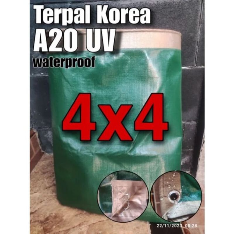 Terpal Korea  A20 4x4 Meter
