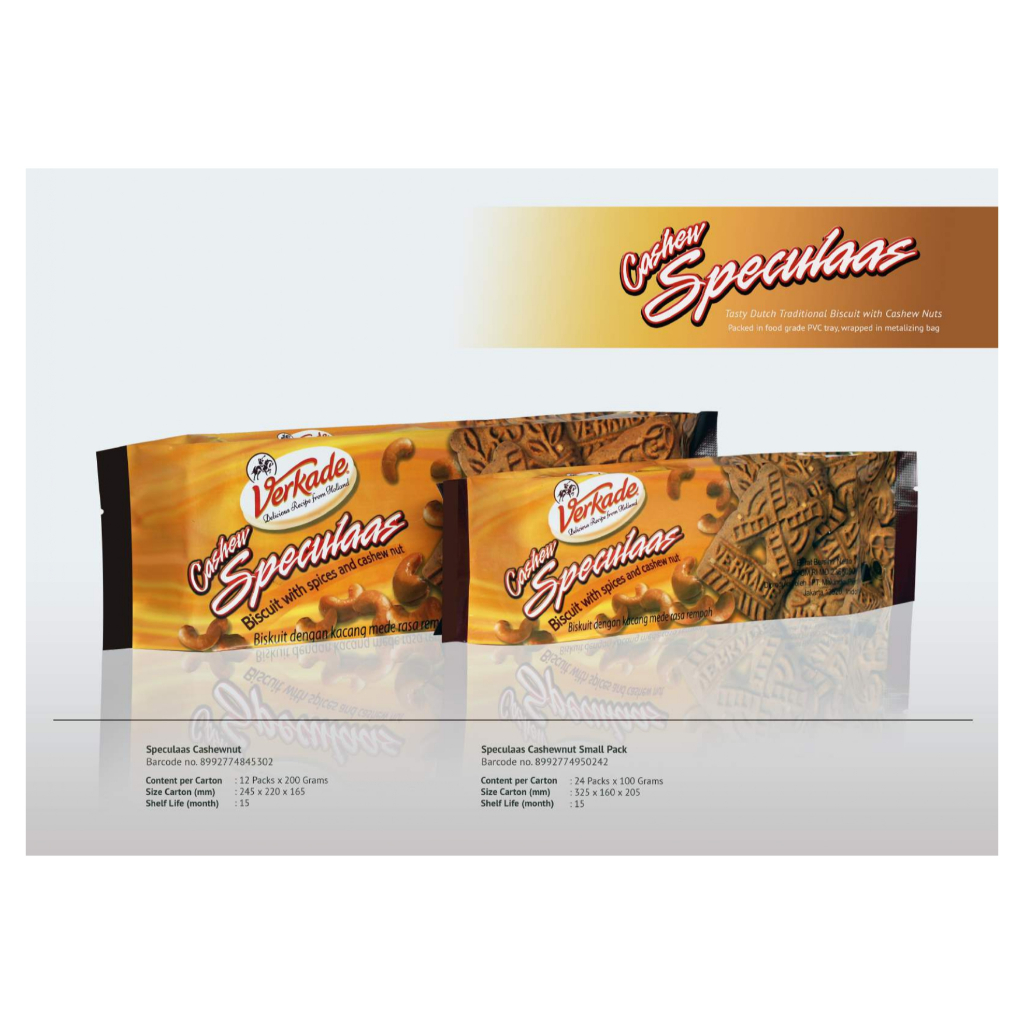 

VERKADE SPECULAAS CASHEW / MEDE 200gr