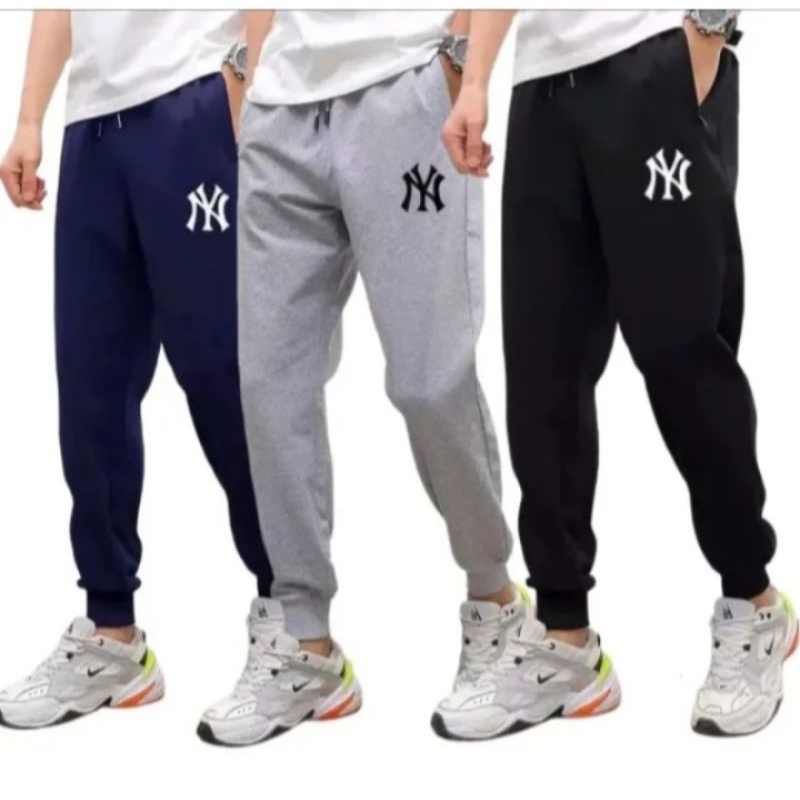 CELANA JOGER (N Y) PRIA WANITA PANJANG TRENING/CELANA JOGER TERMUARAH /TRENING JOGER  GYM olahraga =