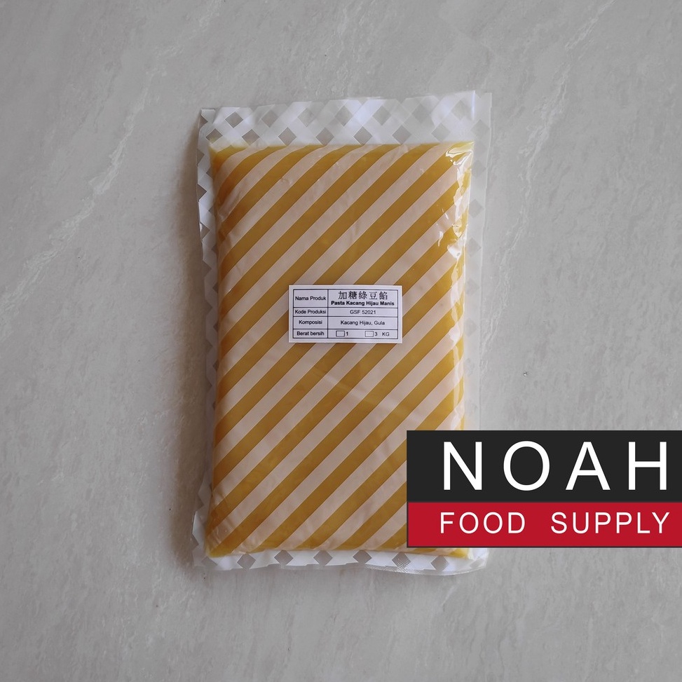 

[™A96$] FILLING KACANG HIJAU 1KG - MUNG BEAN PASTE 1 KG - ISIAN - TOPPING Product Impor
