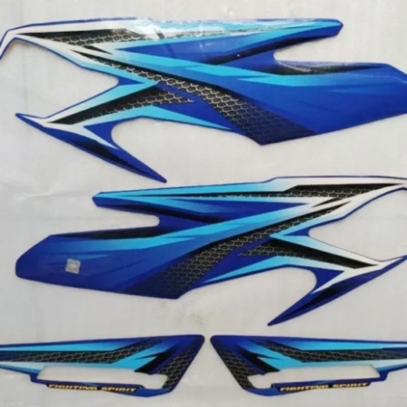 Lis striping RX King 2005 biru/Decal
