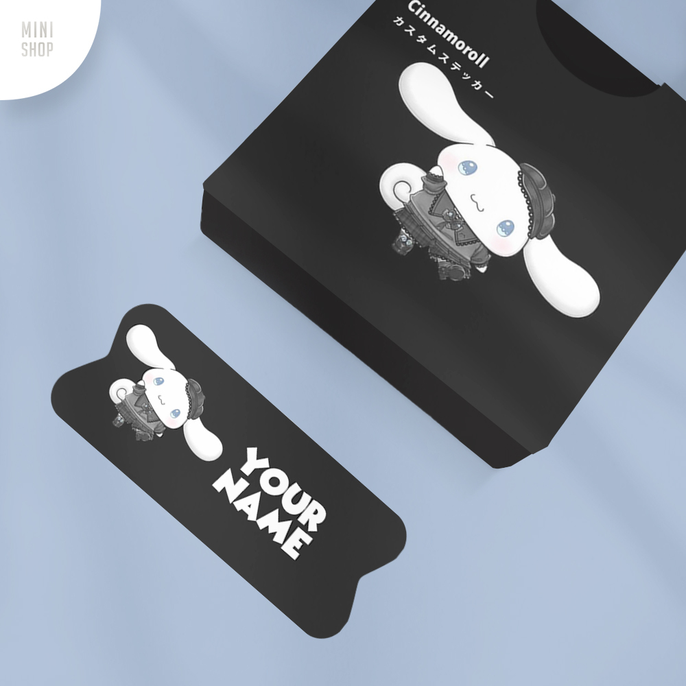 

Stiker Nama Custom Waterproof Sanrio Black Cinnamoroll