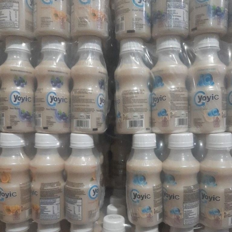 

T3rupd4te YoyiC -Jeruk - Blueberry - Original- 1 Pak 12 @130 ML-Minuman Susu Berfermentasi- Ayo Beli