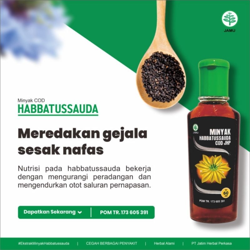 Minyak Habbatussauda' Cair 60ml | Minyak ekstrak habbatussauda cair 60ml | habbatussauda COD JHP