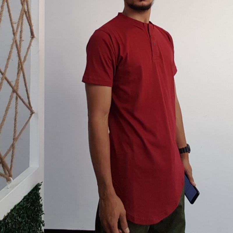 Kaos kurta kaos pakistan lengan pendek