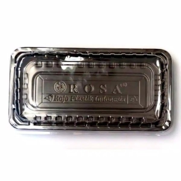 Tray Brownies M sedang / Mika bronis tanggung Tebal 22x10x5 / alas kue ukuran M / Tray mika 22x10x5