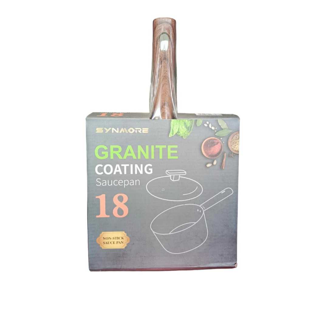 SYNMORE GRANITE COATING SAUCEPAN 18