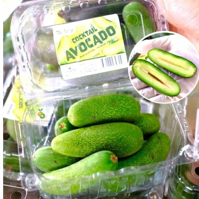 Avocado Cocktail Baby Import Seedless / Alpukat Tanpa Biji Import/pack
