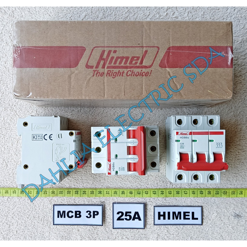 MCB 3 PHASE 25A HIMEL SNI