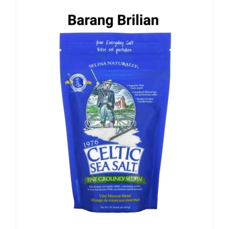 

RB Celtic Sea Salt Fine Ground Vital Mineral Blend 454 Gram Garam Laut