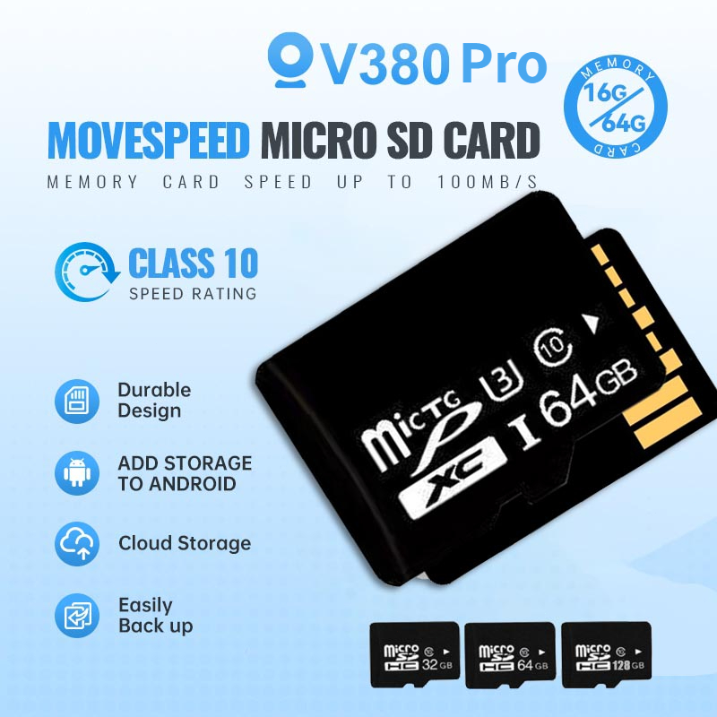 MYFAC  Kartu pengawasan kamera kartu memori berkecepatan tinggi universal Kartu SD berkapasitas tinggi 32G-64G-128G